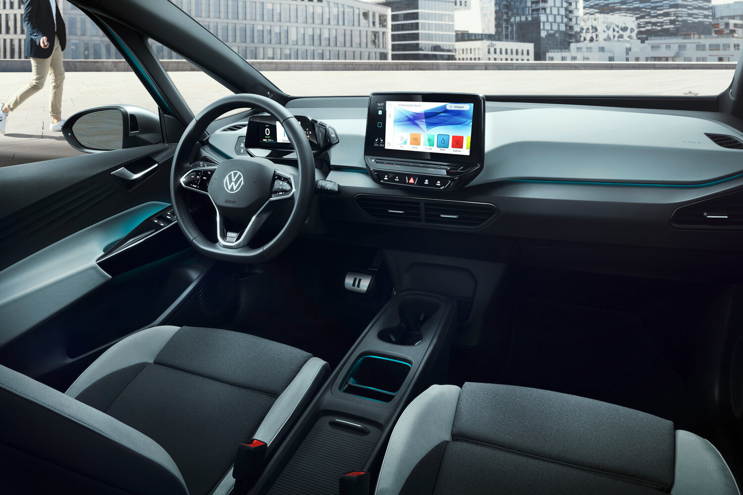 Volkswagen ID.3, I, 2019–2026, Хэтчбек 5 дв.: Передняя часть салона