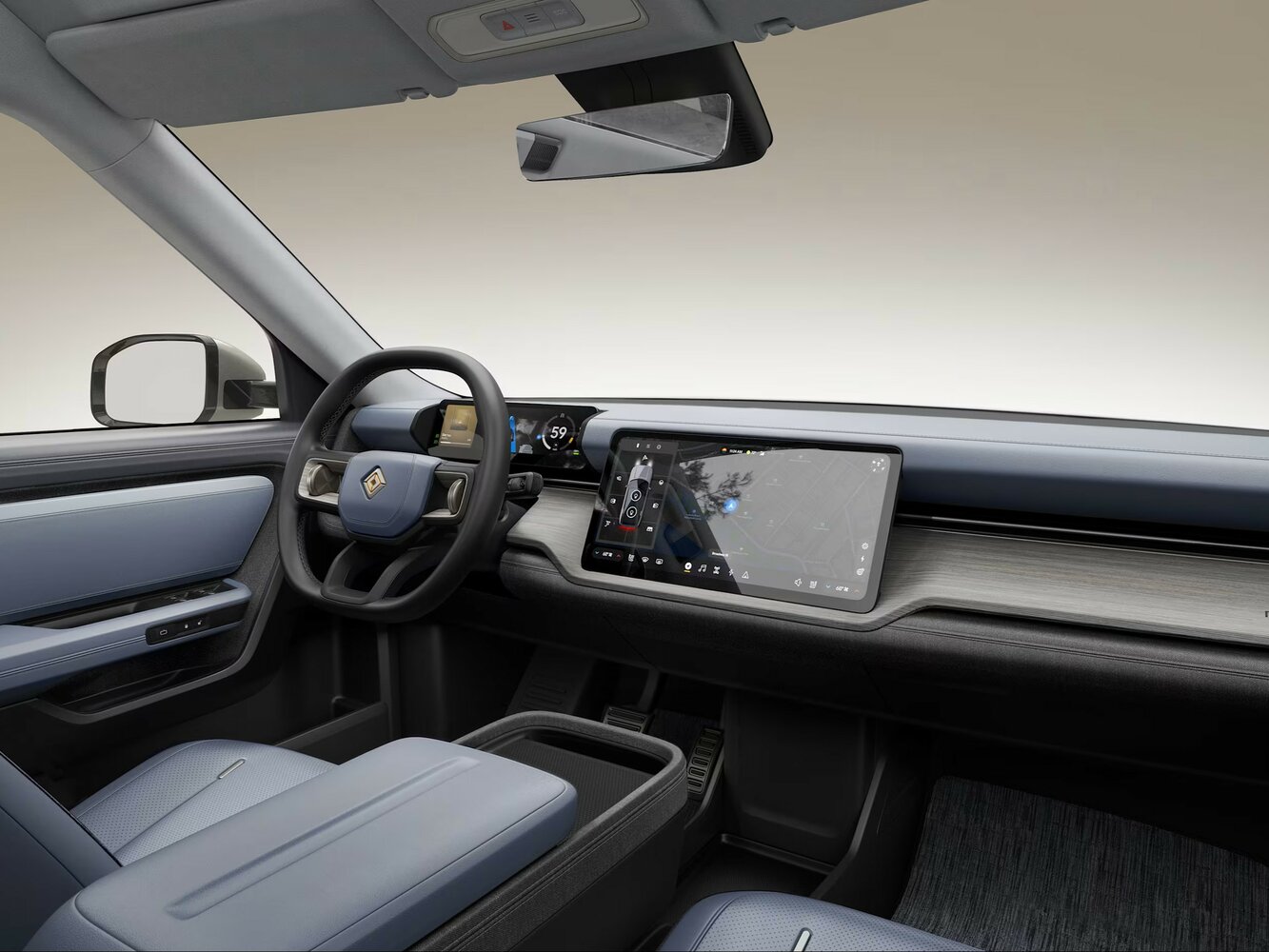 Rivian R2, , 2026–2026, SUV 5 door: Front cabin