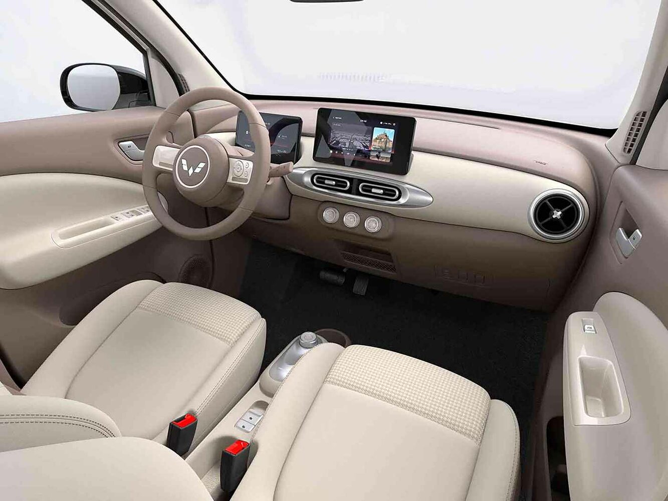 Wuling Mini EV, IV, 2025–2026, Хэтчбек 5 дв.: Передняя часть салона
