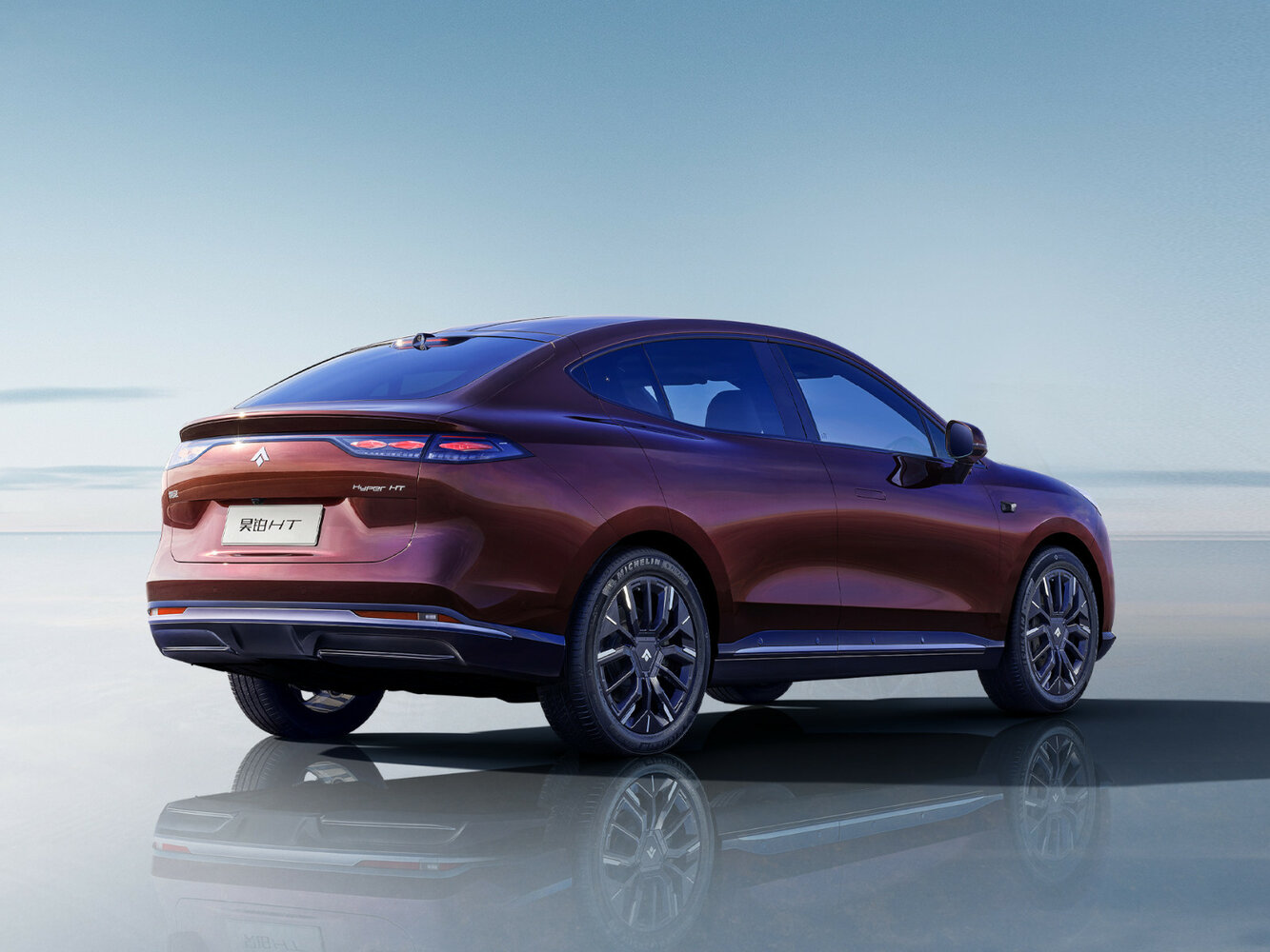Aion Hyptec HT (Hyper HT), , 2023–2026, SUV 5 door: Rear three-quarter view
