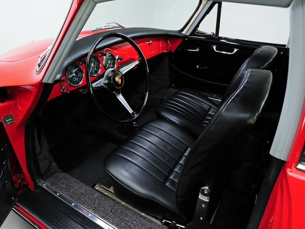 Porsche 356, III (B), 1959–1963, Купе: Передняя часть салона