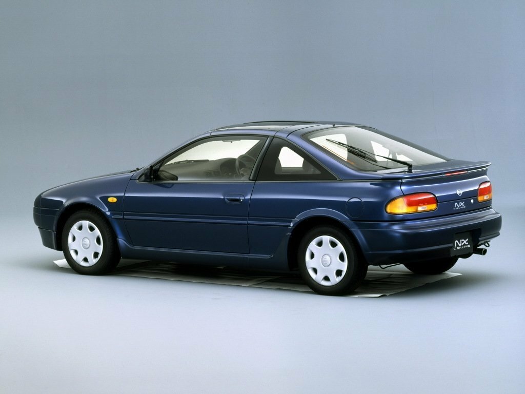 Nissan Nx-coupe, , 1990–1994, Тарга: Rear three-quarter view