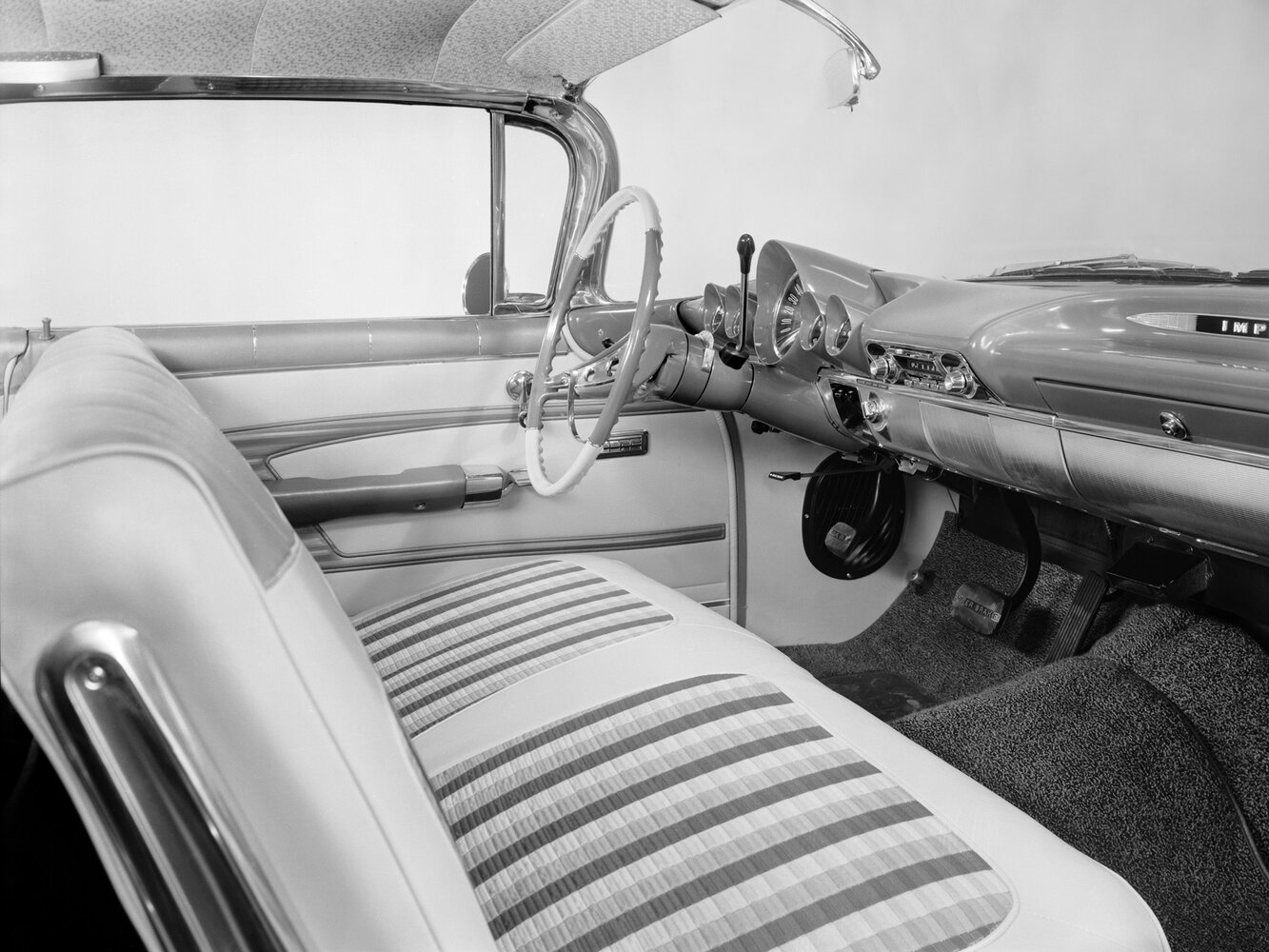 Chevrolet Impala, II, 1958–1960, Coupe-хардтоп: Front cabin