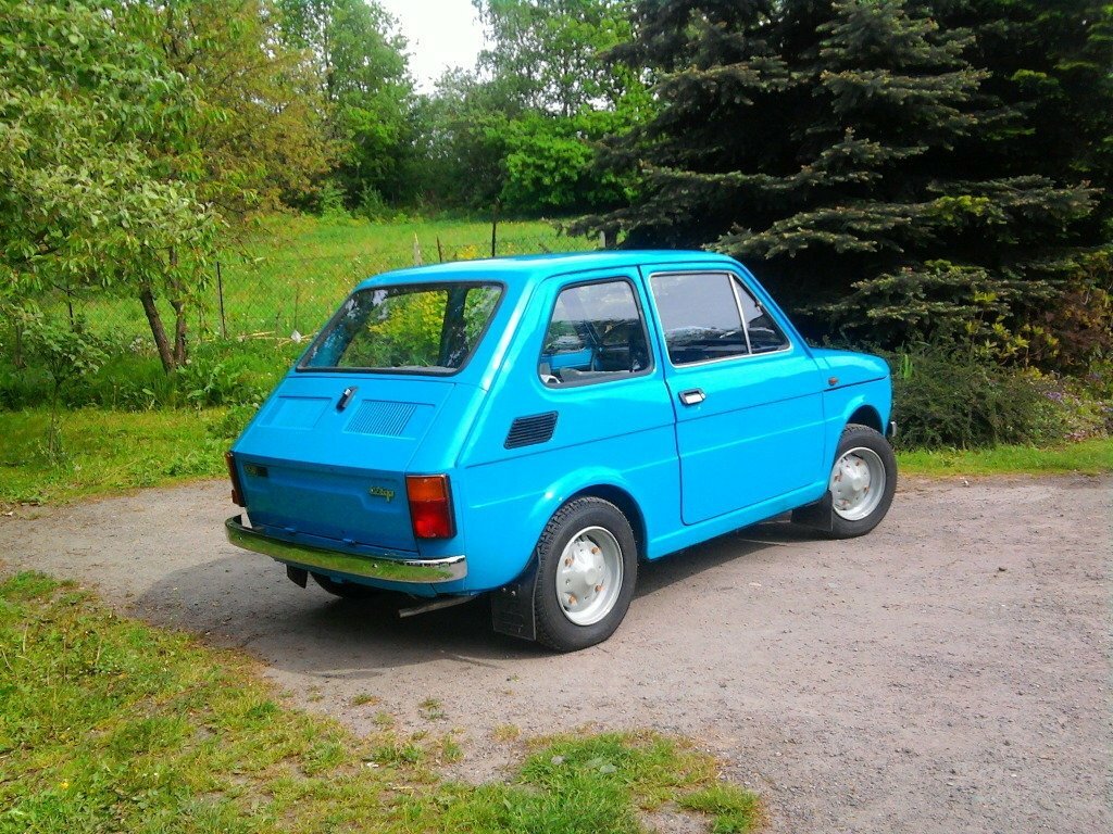 FSO 126p, , 1973–1991, Хэтчбек 3 дв.: Вид сзади в три четверти