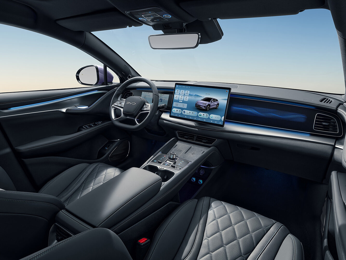 BYD Sea Lion 07, , 2024–2026, Внедорожник 5 дв. EV: Передняя часть салона