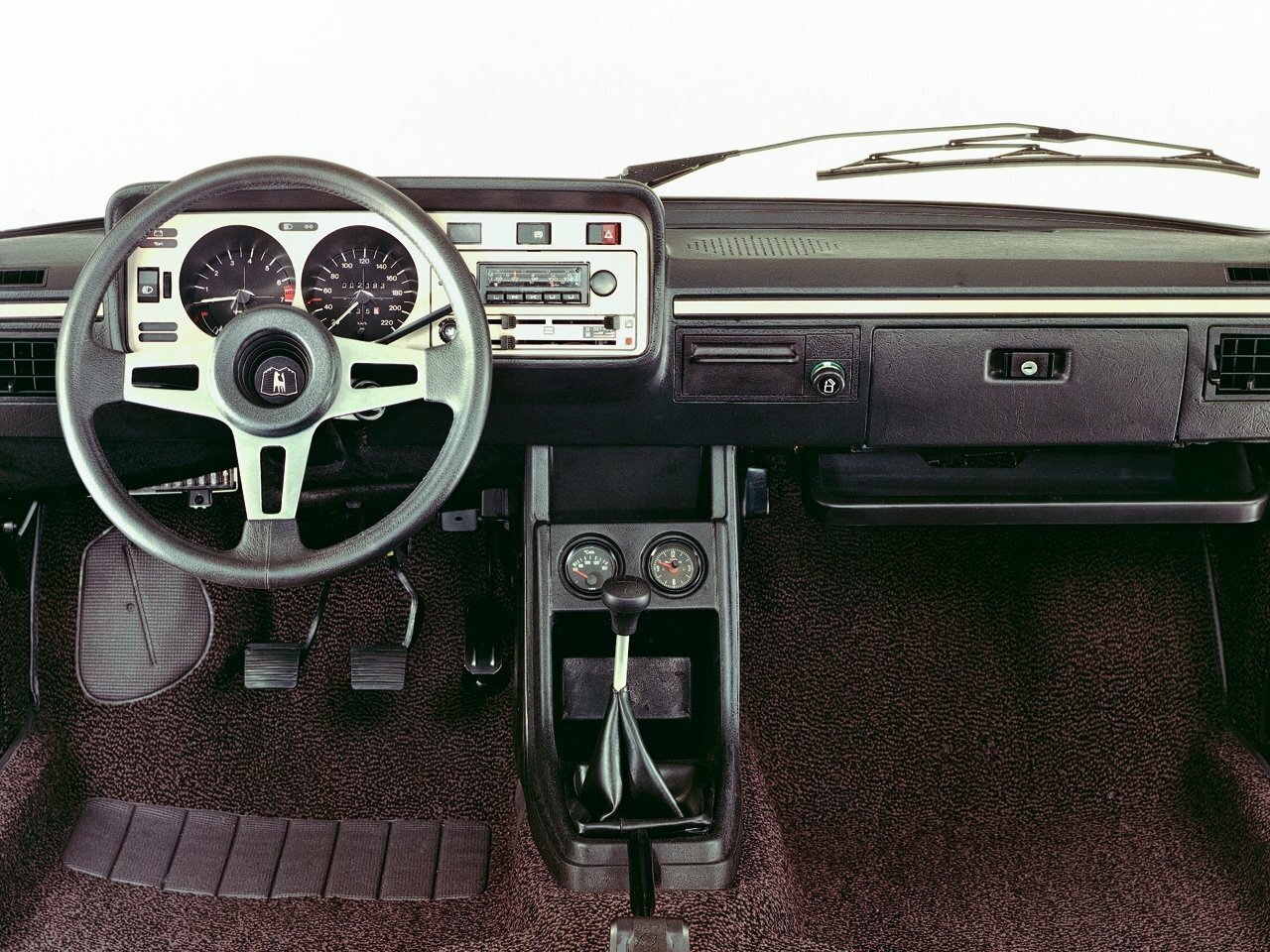 Volkswagen Scirocco, I, 1974–1981, Хэтчбек 3 дв.: Передняя панель