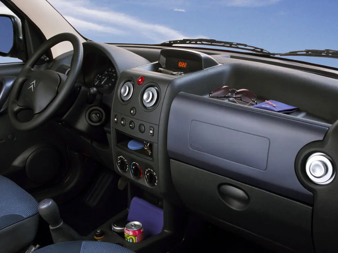 Citroen Berlingo, I Рестайлинг, 2002–2012, Фургон: Передняя часть салона