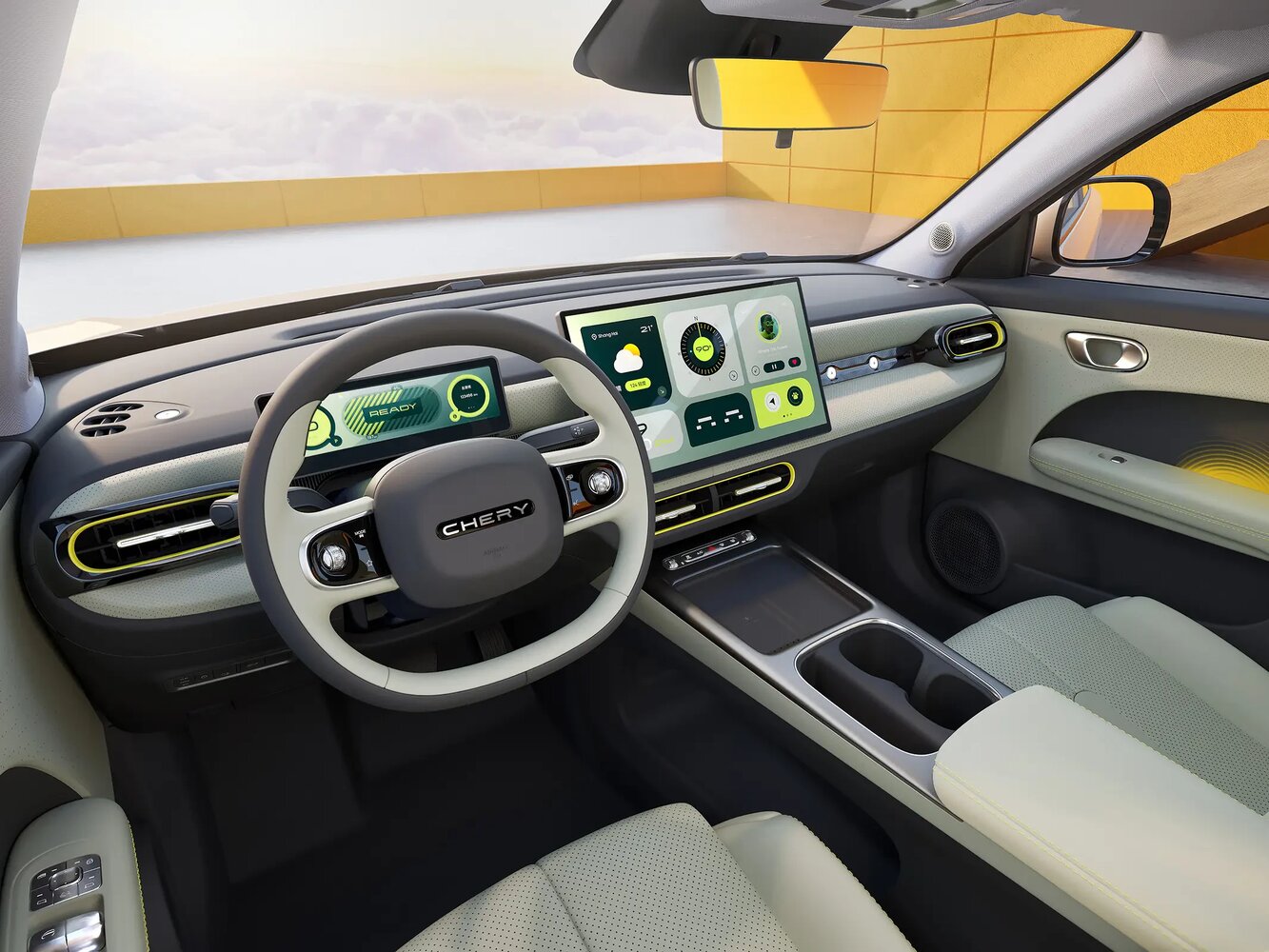 Chery QQ3, , 2026–2026, Hatchback 5 door: Front cabin