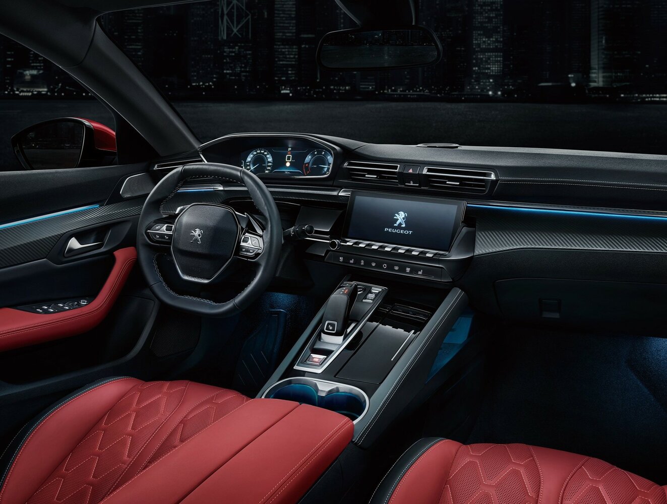 Peugeot 508, II, 2018–2023, Седан L: Передняя часть салона