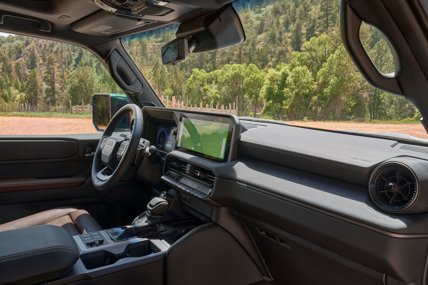 Toyota Land Cruiser Prado, 250 Series, 2023–2026, SUV 5 door: Front cabin