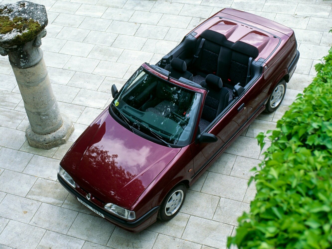 Renault 19, II, 1992–2002, Кабриолет: Передняя часть салона