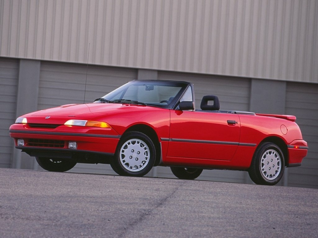 Mercury Capri, , 1990–1995, Родстер: Вид сбоку