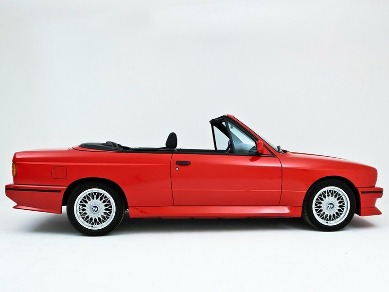 BMW M3, I (E30), 1986–1991, Кабриолет: Вид сбоку