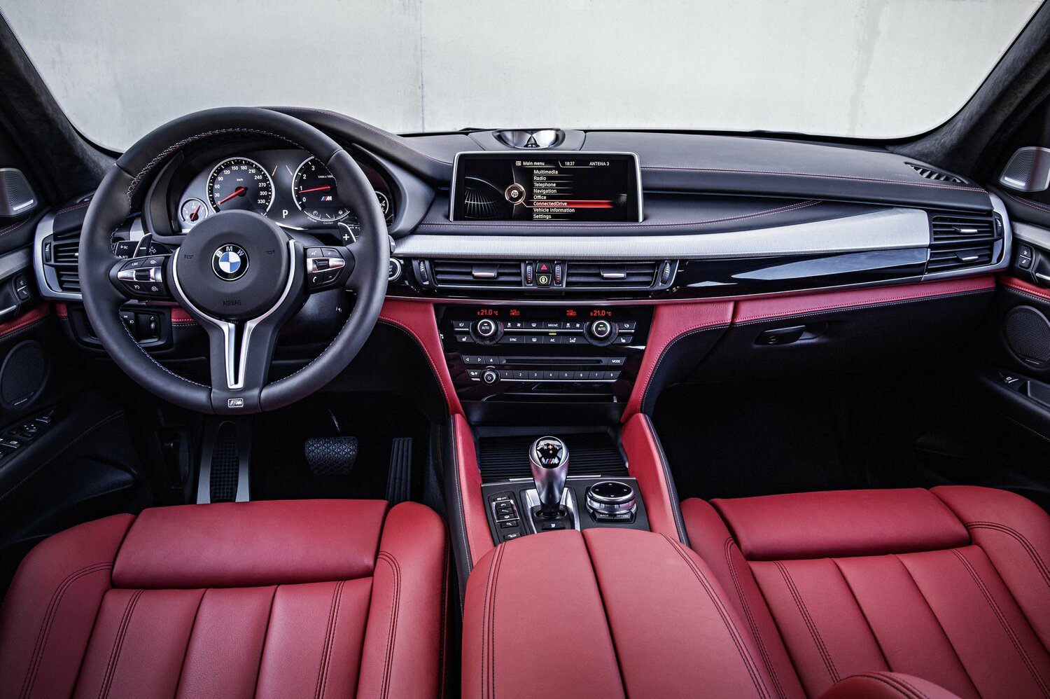 BMW X5 M, II (F85), 2014–2018, Внедорожник 5 дв.: Передняя панель