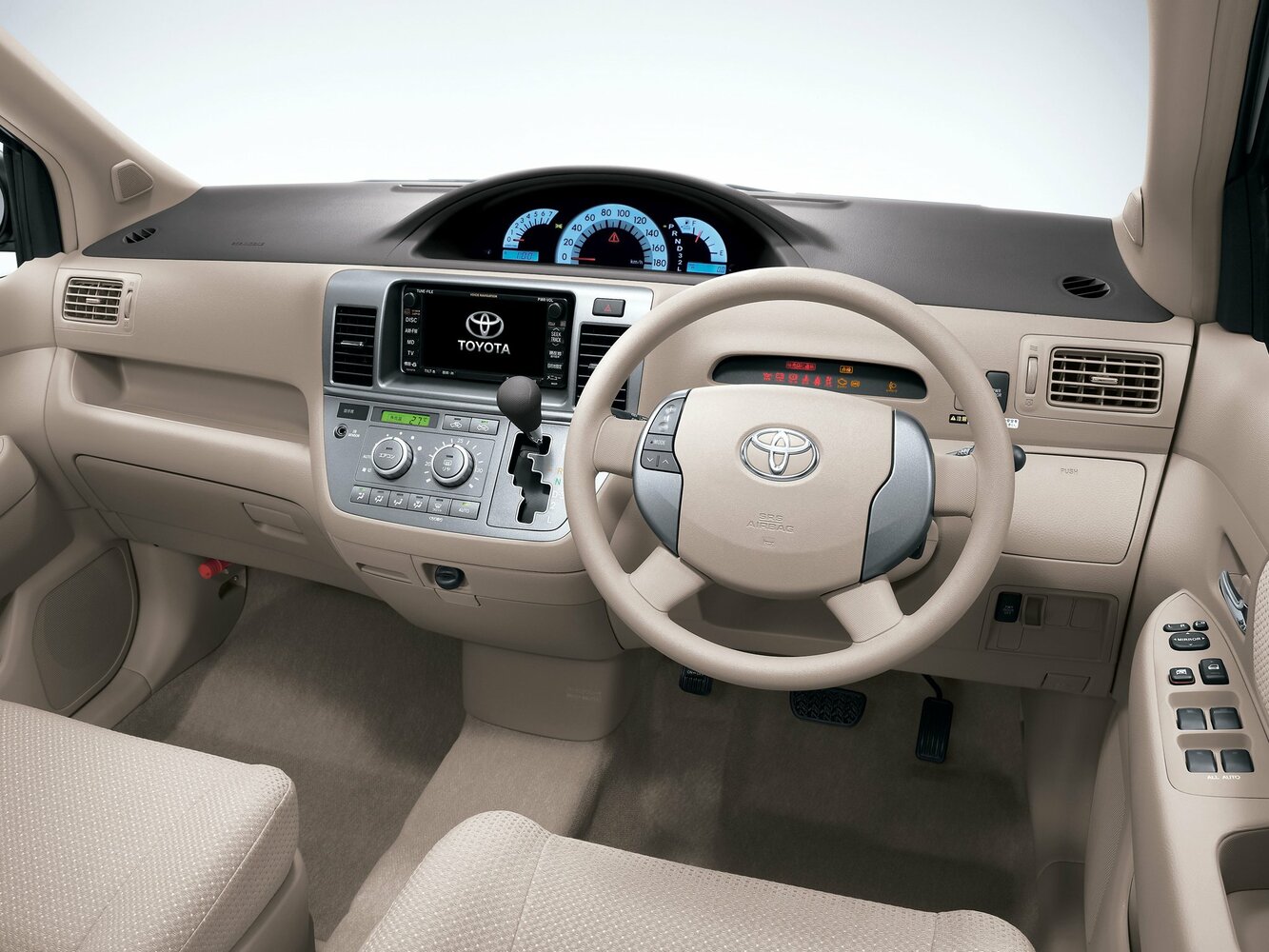 Toyota Raum, II, 2003–2011, Compact MPV: Dashboard