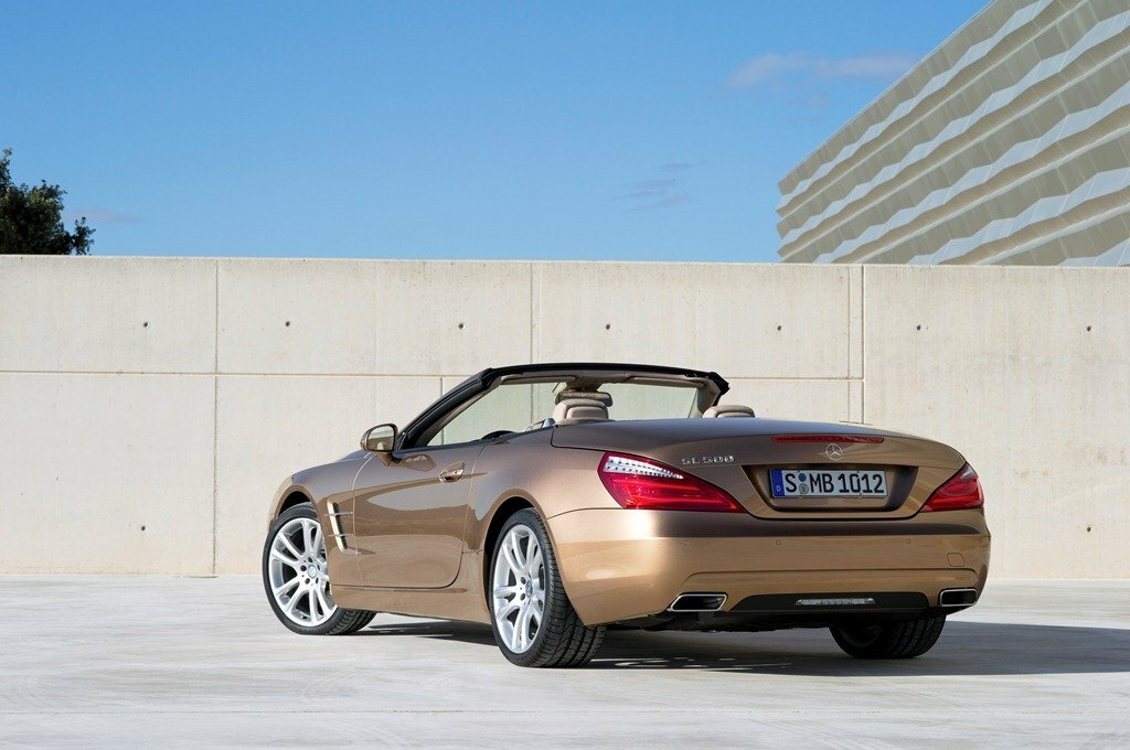 Mercedes-Benz SL-Класс, VI (R231), 2012–2016, Родстер: Вид сзади в три четверти