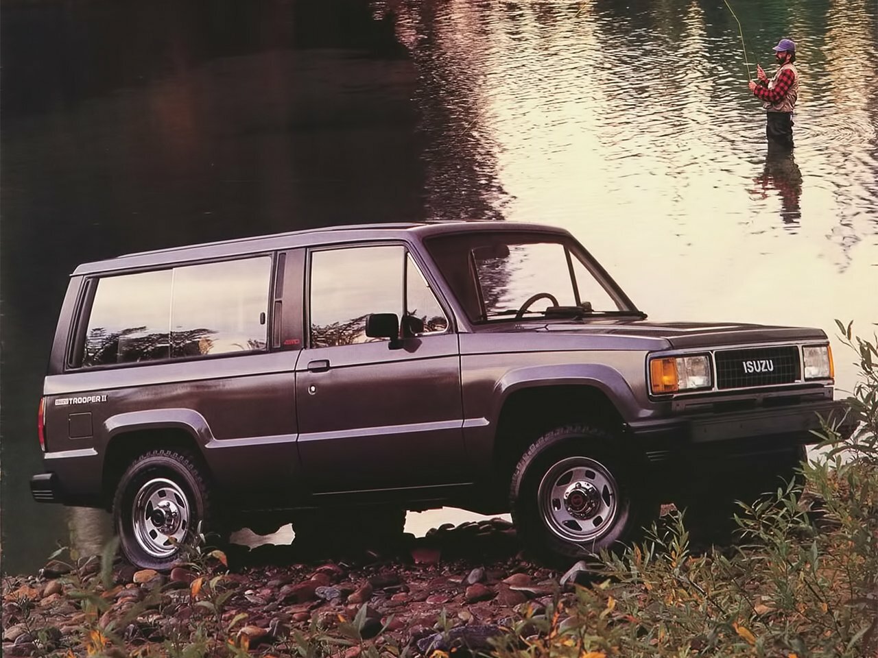 Isuzu Trooper, I, 1981–1992, SUV 3 door: Side view