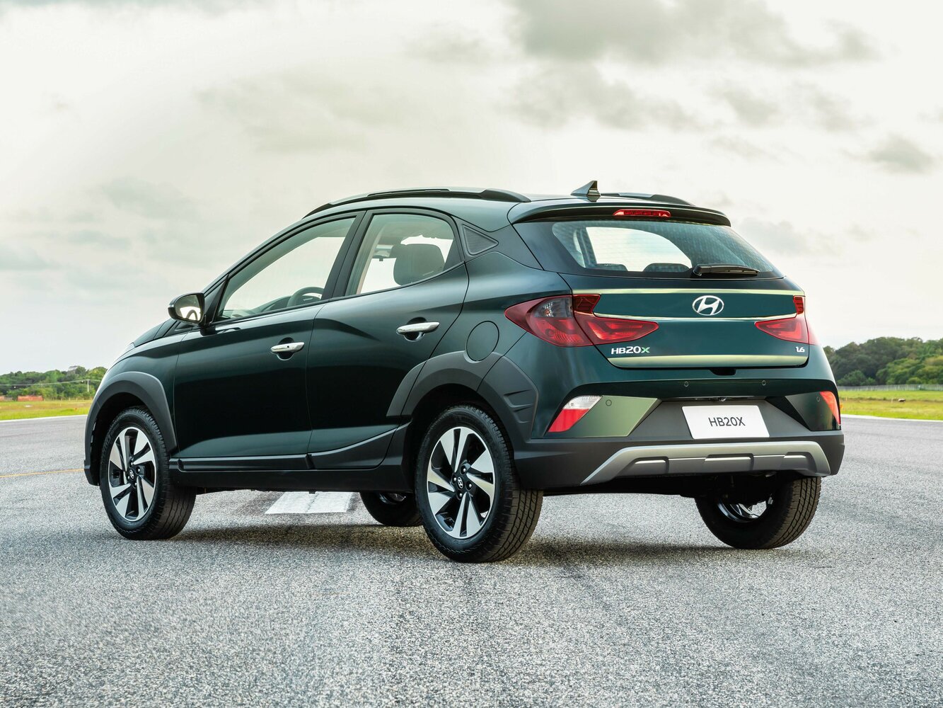 Hyundai HB20, II, 2019–2022, Хэтчбек 5 дв. X: Вид сзади в три четверти