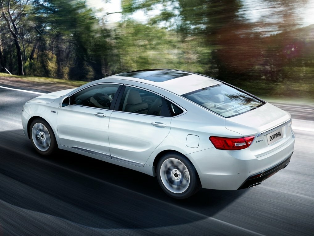 Geely GC9, , 2015–2019, Седан: Вид сзади в три четверти