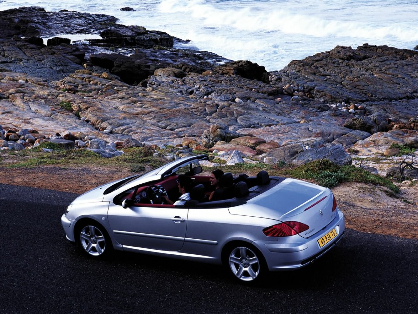 Peugeot 307, I Рестайлинг, 2005–2008, Кабриолет: Вид сзади в три четверти