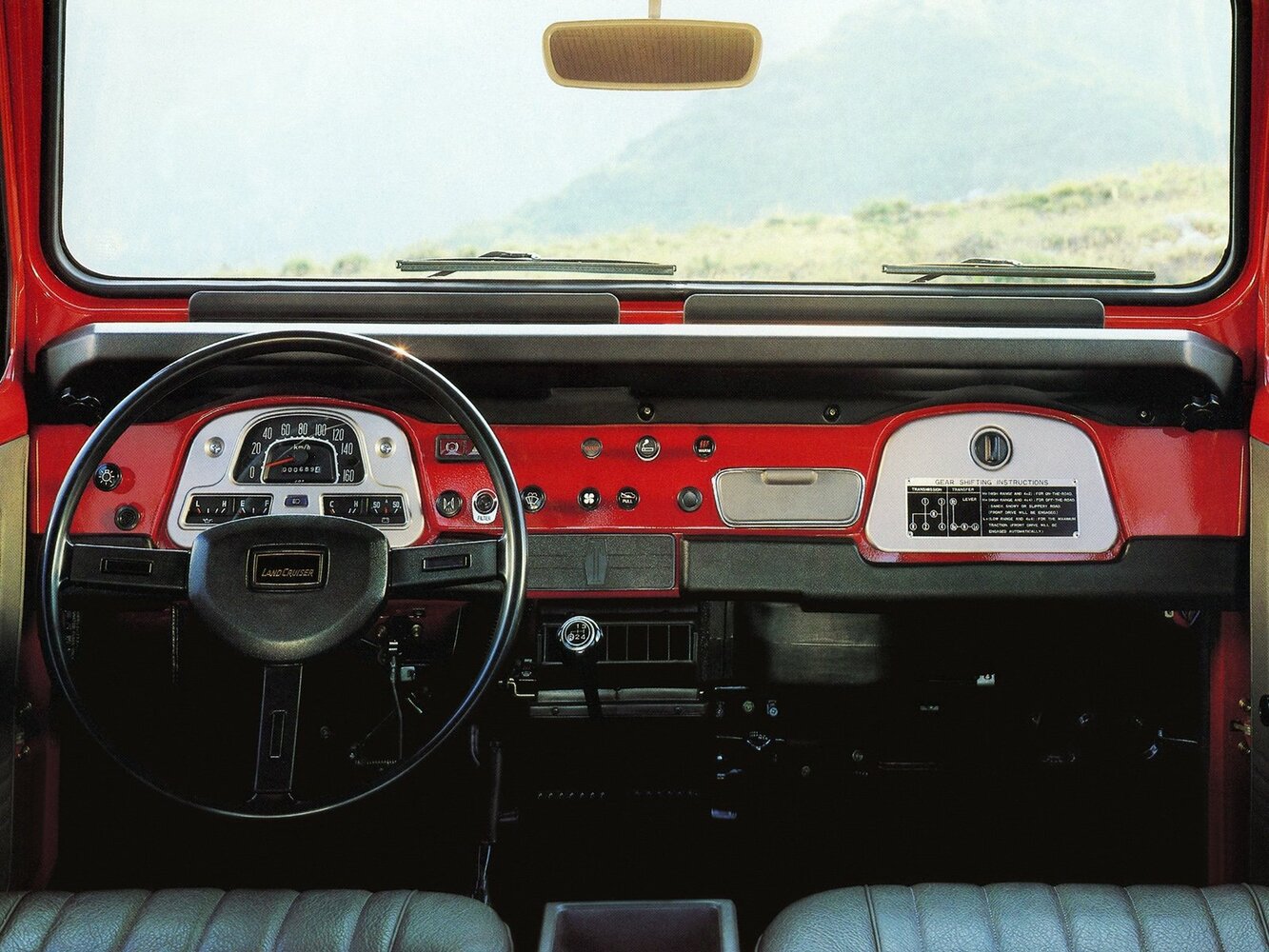 Toyota Land Cruiser, 40 Series, 1960–1984, SUV 3 door: Dashboard