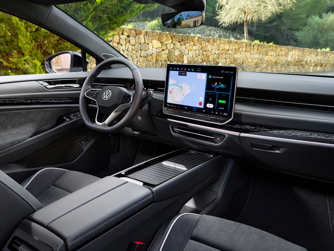 Volkswagen ID.7, , 2023–2026, Универсал 5 дв.: Передняя часть салона