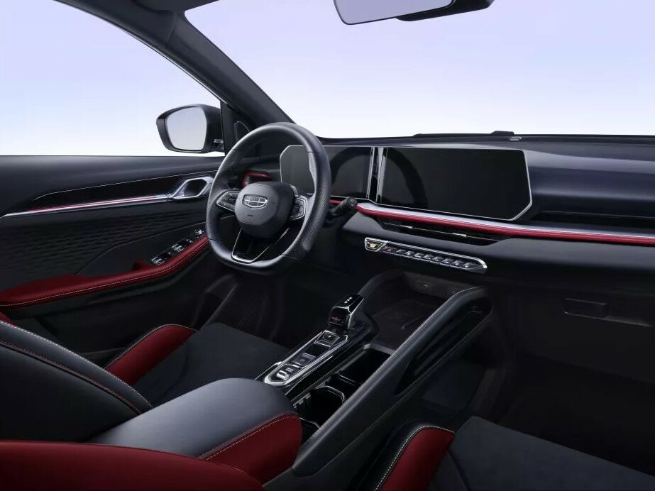 Geely Coolray, I Рестайлинг, 2023–2026, Внедорожник 5 дв.: Передняя часть салона