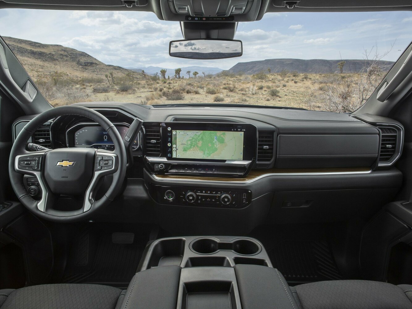 Chevrolet Silverado, IV (T1XX) facelift, 2022–2026, Pickup Двойная кабина Crew: Dashboard
