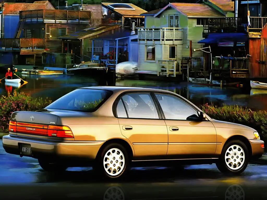 Toyota Corolla, 7 поколение, E100, Седан, США, 06.1991 - 07.1995: фото поколения 4
