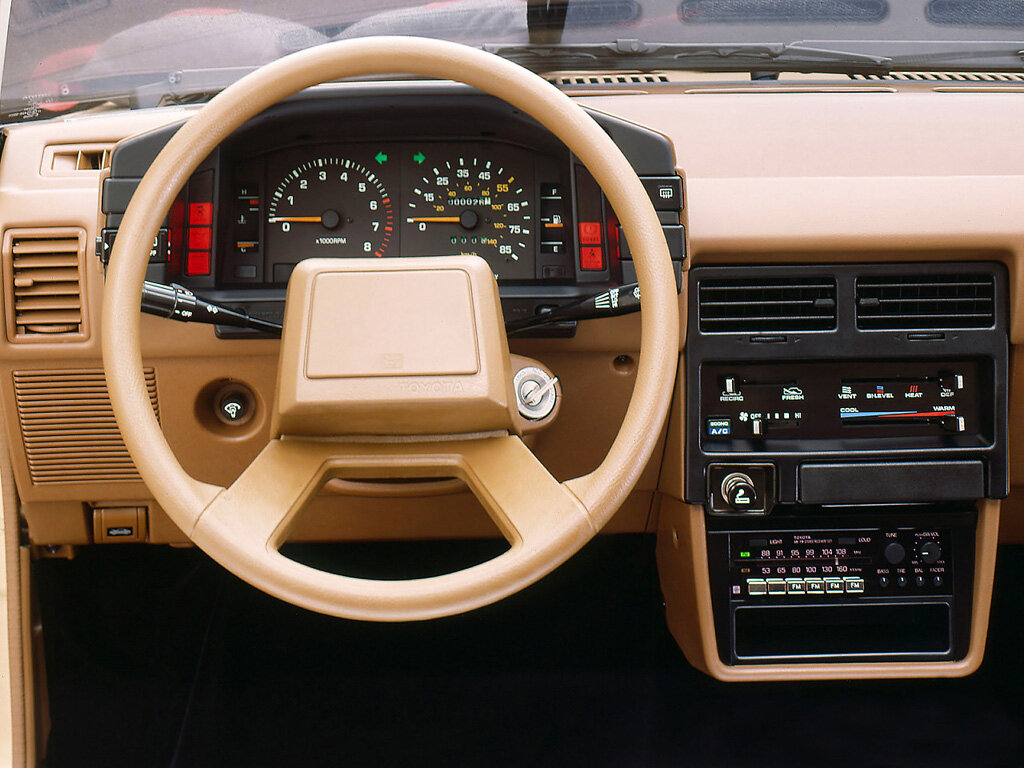 Toyota Tercel, II (L20), 1982–1988, Hatchback 5 door: Dashboard