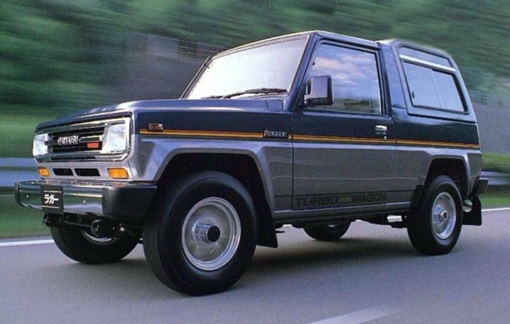 Daihatsu Rugger, I, 1984–1992, SUV 3 door: Side view