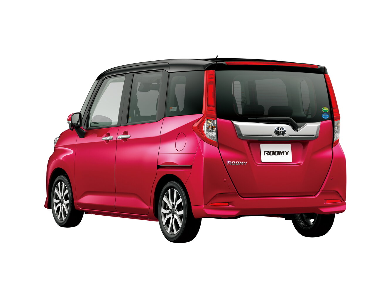 Toyota Roomy, I, 2016–2020, Микровэн: Rear three-quarter view
