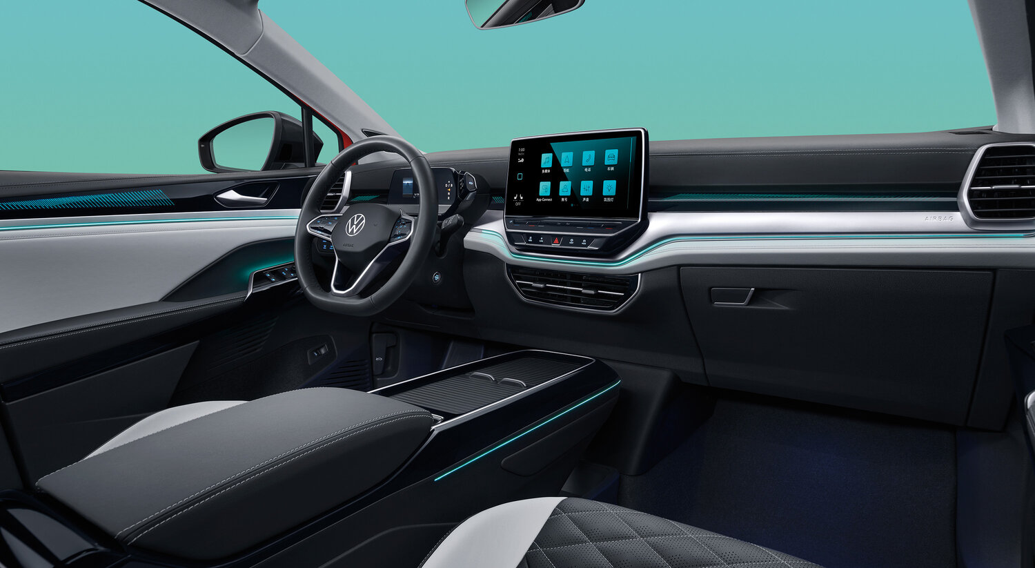 Volkswagen ID.6, , 2021–2026, SUV 5 door Crozz: Front cabin