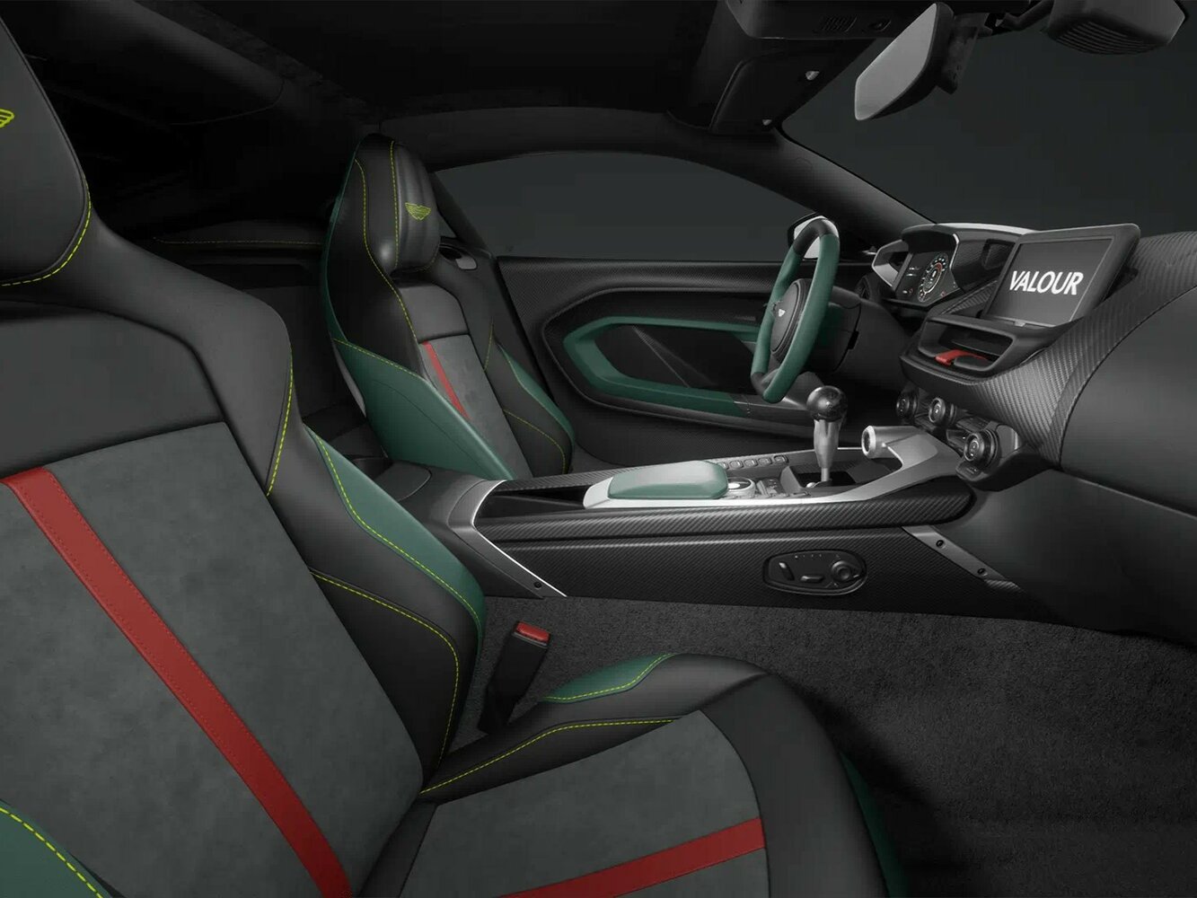 Aston Martin Valour, , 2023–2024, Купе: Передняя часть салона