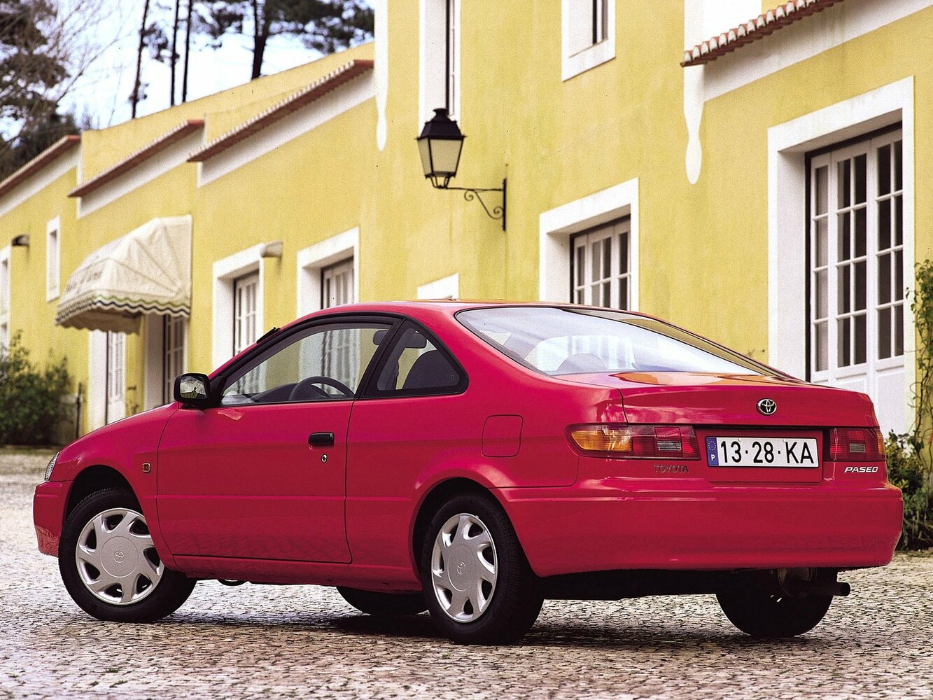 Toyota Paseo, II (L50), 1995–1999, Coupe: Rear three-quarter view