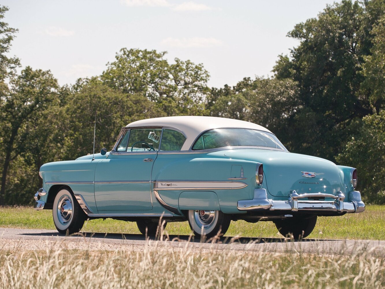 Chevrolet Bel Air, I, 1949–1954, Купе: Вид сзади в три четверти