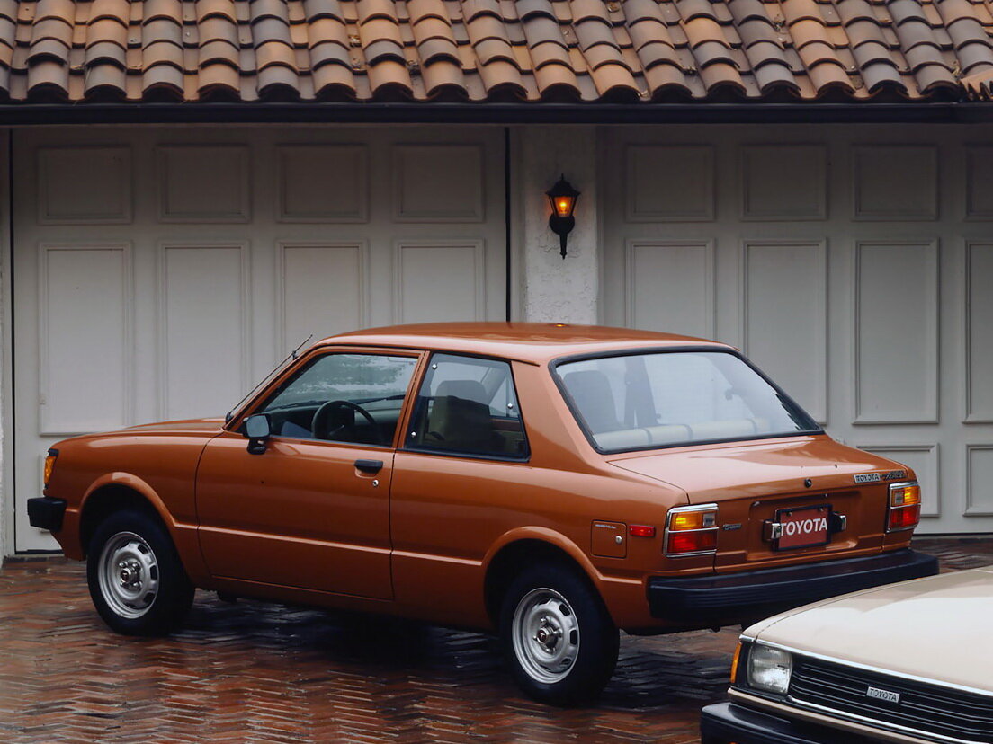 Toyota Tercel, I (L10), 1978–1982, Sedan 2 door: Rear three-quarter view