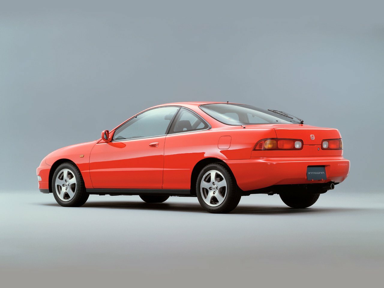 Honda Integra, III, 1993–1995, Coupe: Rear three-quarter view