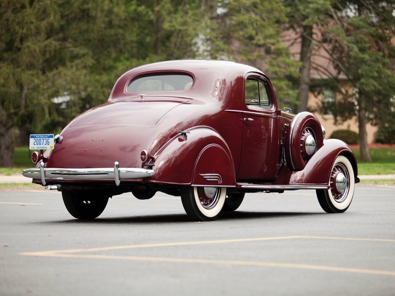 Chevrolet Master, , 1933–1940, Купе FD: Вид сзади в три четверти