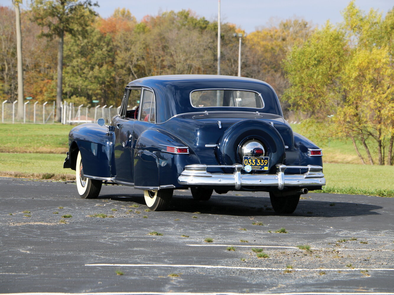 Lincoln Continental, I Рестайлинг 2, 1946–1948, Купе: Вид сзади в три четверти