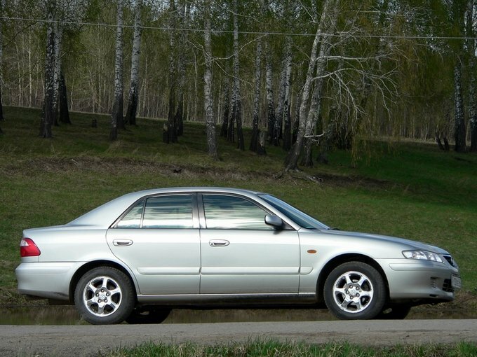 Mazda Capella, VI, 1997–2002, Седан: Вид сбоку