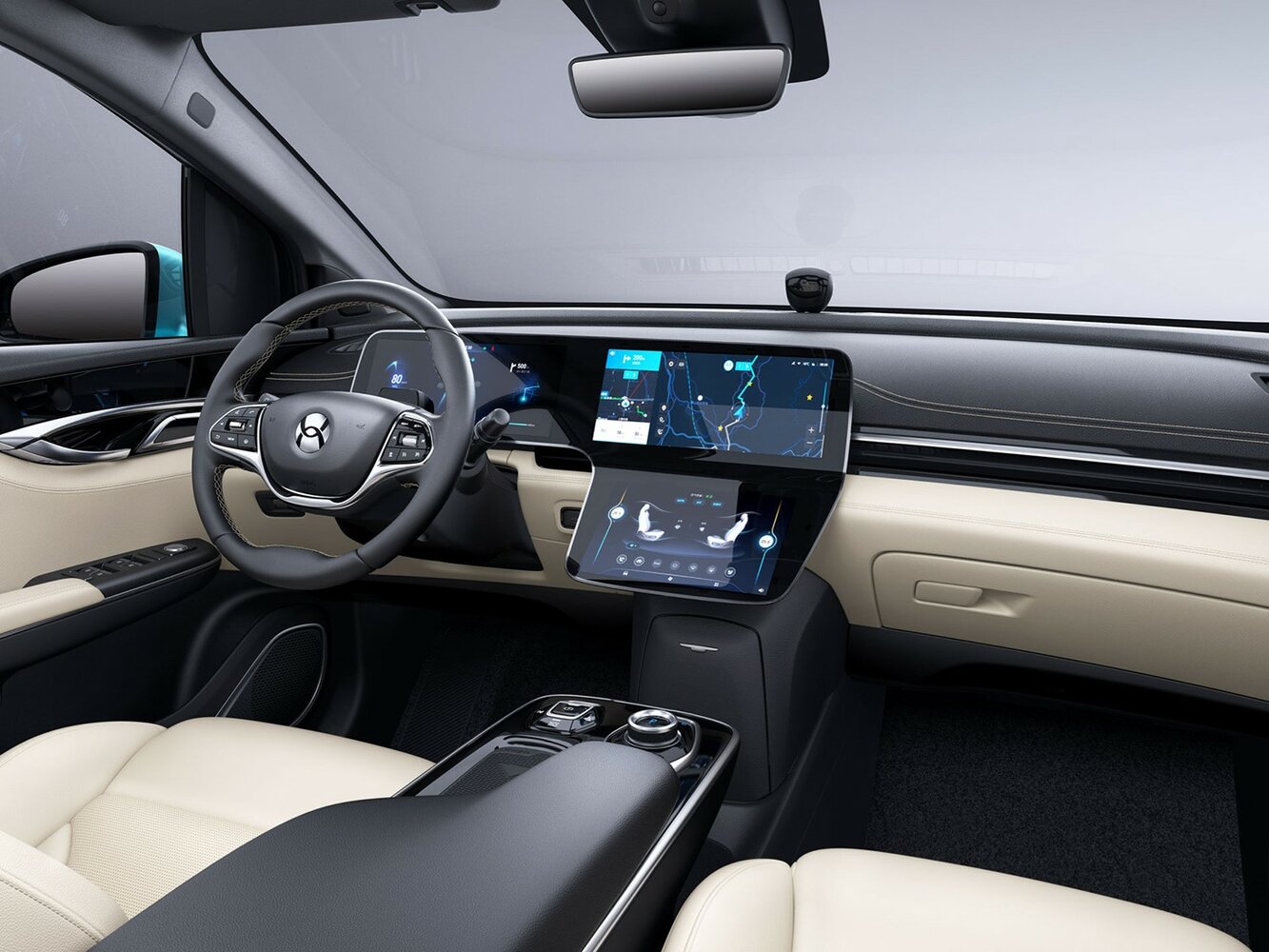Hycan 007, , 2020–2022, SUV 5 door: Front cabin
