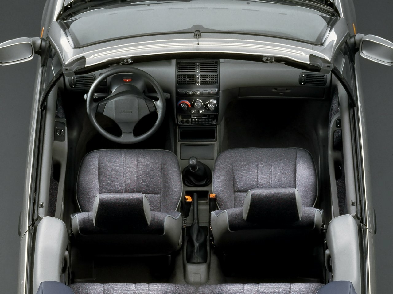 Fiat Punto, I, 1993–1999, Кабриолет: Передняя часть салона