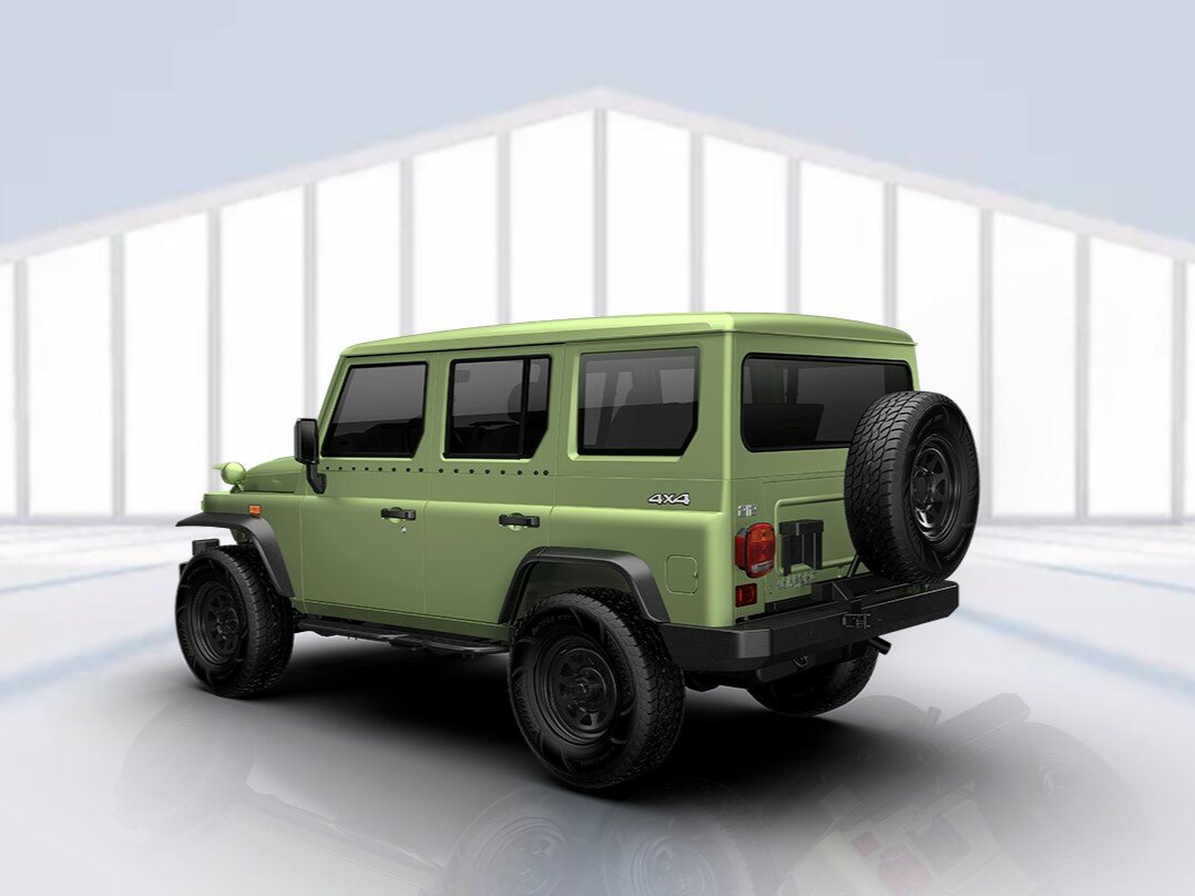 BAIC BJ212, I facelift, 2020–2024, SUV 5 door: Rear three-quarter view