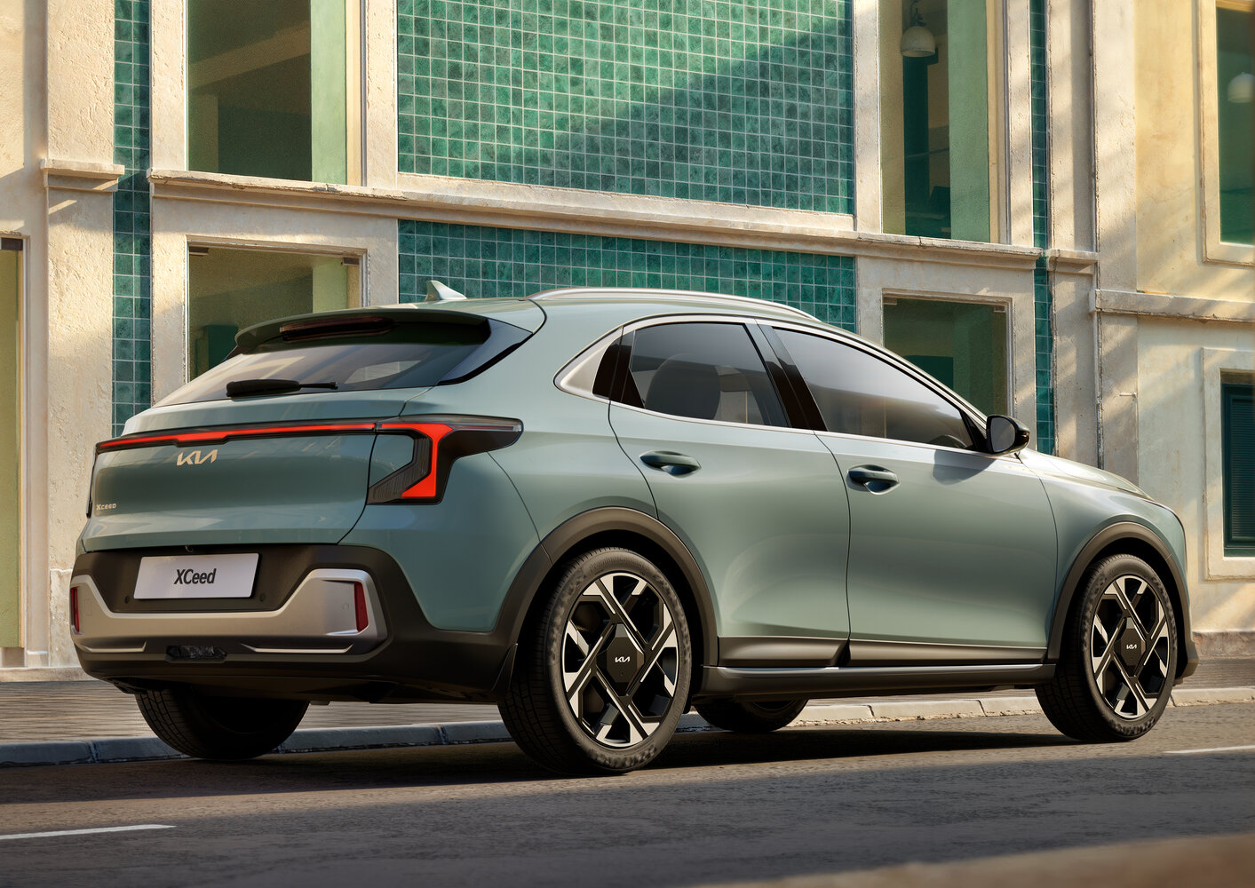 Kia XCeed, I Рестайлинг 2, 2026–2026, Хэтчбек 5 дв.: Вид сзади в три четверти