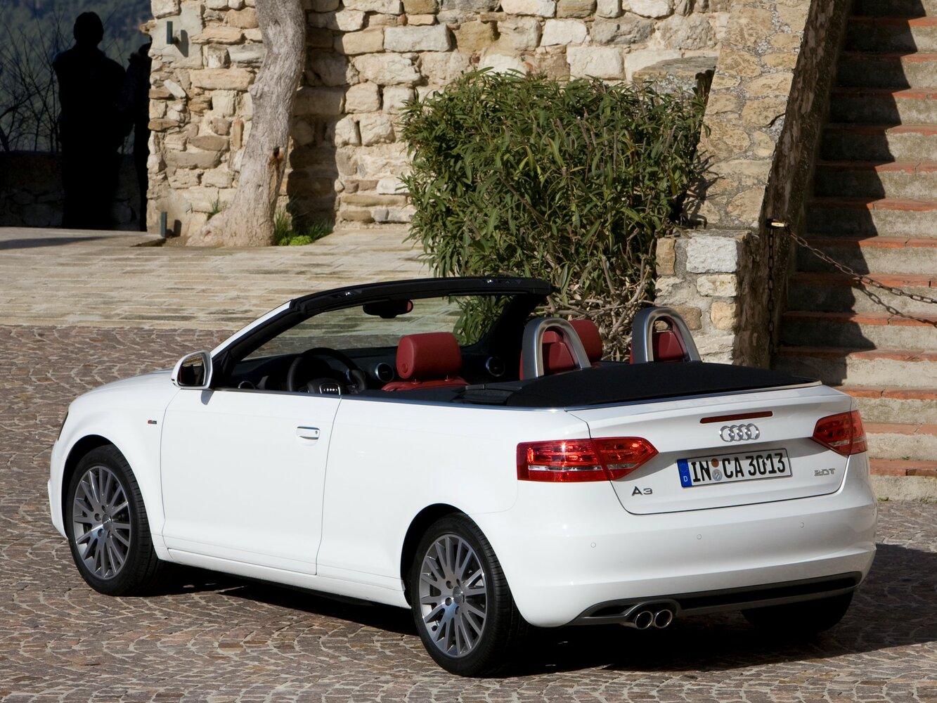 Audi A3, II (8P) Рестайлинг 2, 2008–2013, Кабриолет: Вид сзади в три четверти