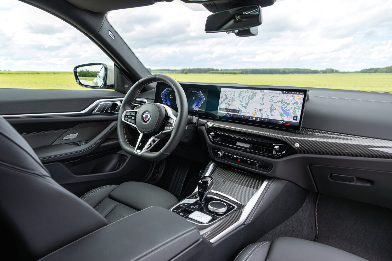 Alpina B4, G26 Рестайлинг, 2024–2025, Лифтбек Gran Coupe: Передняя часть салона