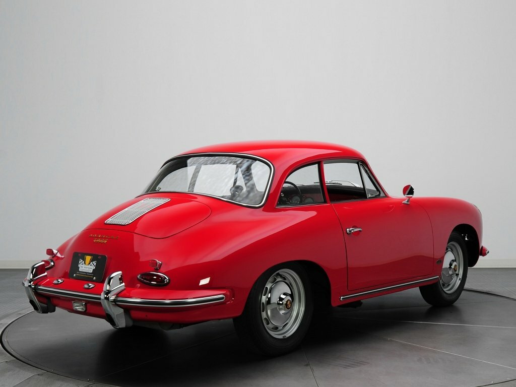 Porsche 356, III (B), 1959–1963, Купе: Вид сзади в три четверти