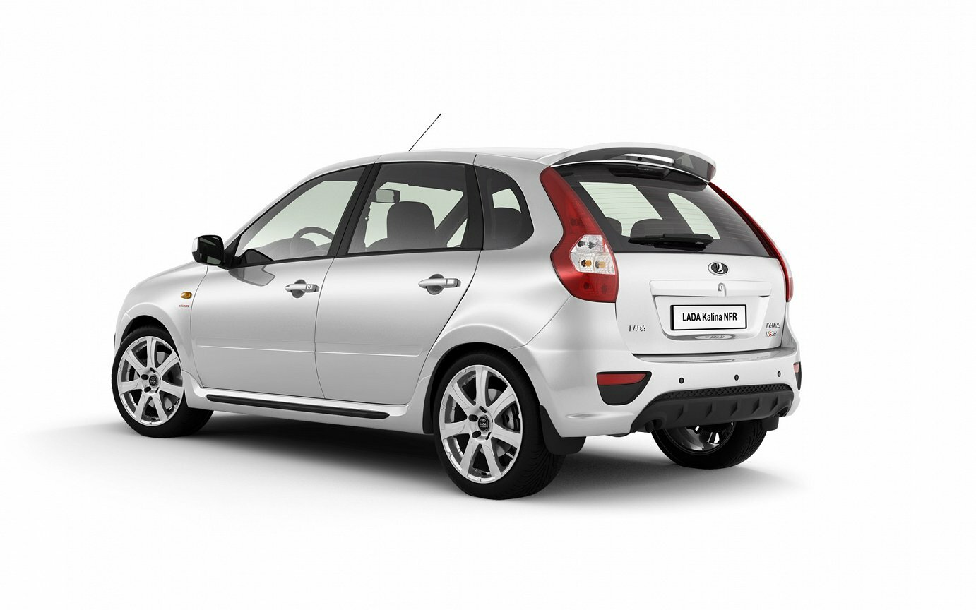 Lada (ВАЗ) Kalina, II, 2013–2018, Hatchback 5 door NFR: Rear three-quarter view