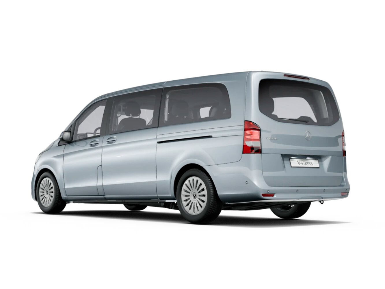 Mercedes-Benz V-Класс, III (W447) facelift 2, 2023–2026, Minivan Extra Long: Rear three-quarter view
